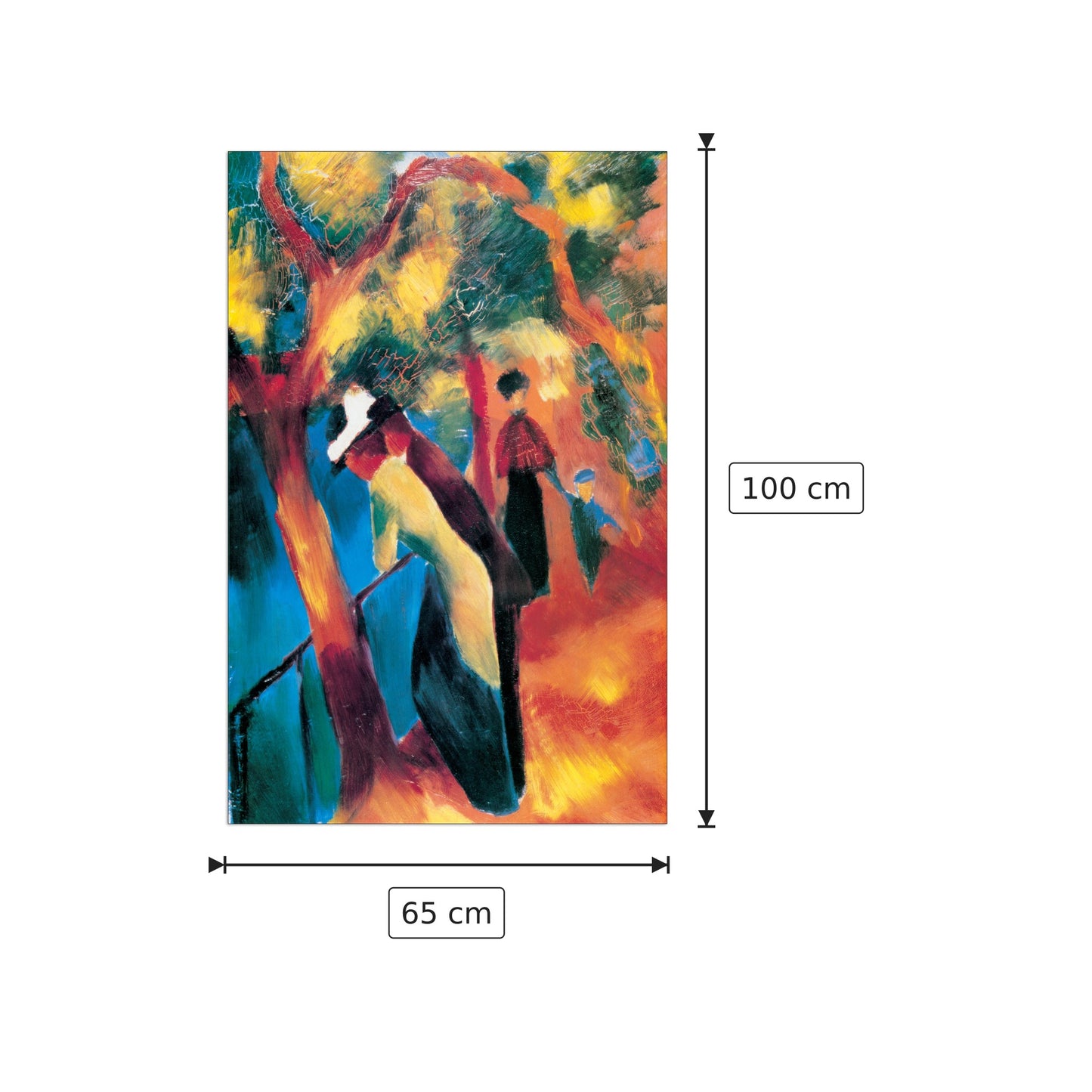 Soleggiato - MACKE - cm 65x100 - Pannello in MDF