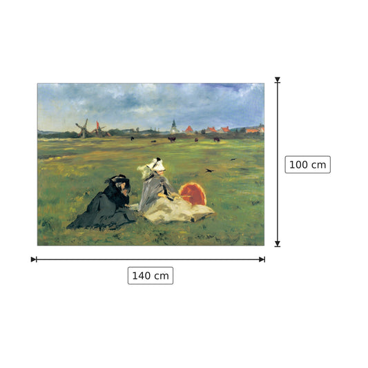 Le rondini - MANET - cm 140x100 - Pannello in MDF