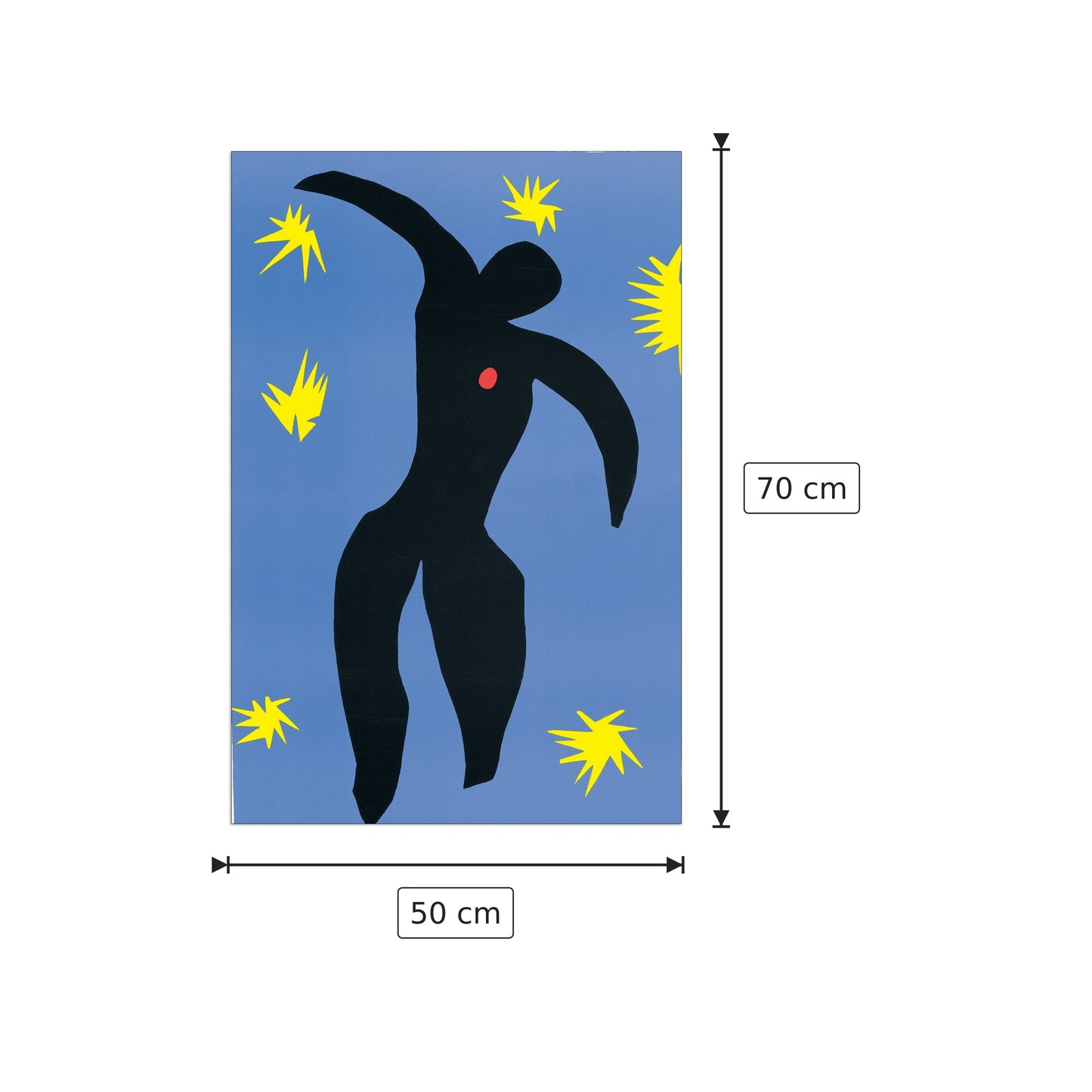 Icaro - MATISSE - cm 50x70 - Pannello in MDF