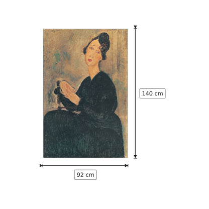 Signora Dedia - MODIGLIANI - cm 92x140 - Pannello in MDF