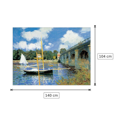 Ponte di Argenteuil - MONET - cm 140x104 - Pannello in MDF