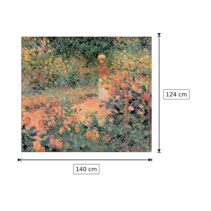 giardino a Giverny - MONET - cm 140x124 - Pannello in MDF