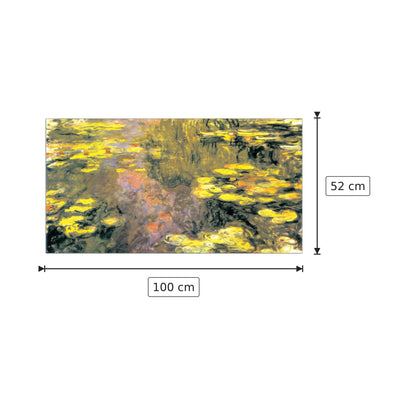 Ninfee - MONET - cm 100x52 - Pannello in MDF