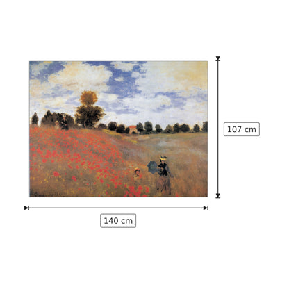 papaveri presso Argenteuil - MONET - cm 140x107 - Pannello in MDF