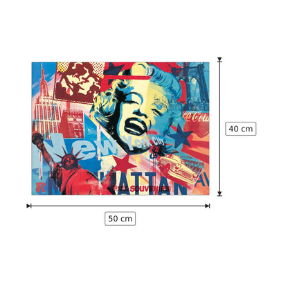 Ricordi di New York - RAYNAL - cm 50x40 - Pannello in MDF