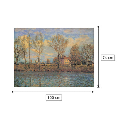 La Grande Jatte - SISLEY - cm 100x74 - Pannello in MDF