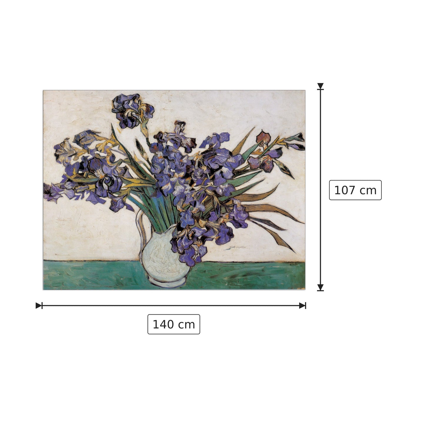 Iris Strauss - VAN GOGH - cm 140x107 - Pannello in MDF