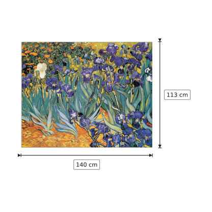 Iris - VAN GOGH - cm 140x113 - Pannello in MDF