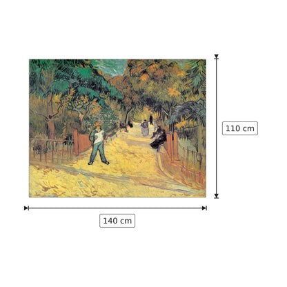 Giardino pubblico - VAN GOGH - cm 140x110 - Pannello in MDF