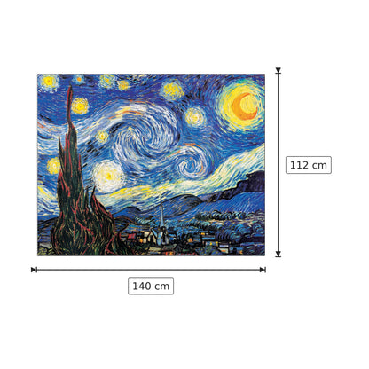 Notte stellata - VAN GOGH - cm 140x112 - Pannello in MDF