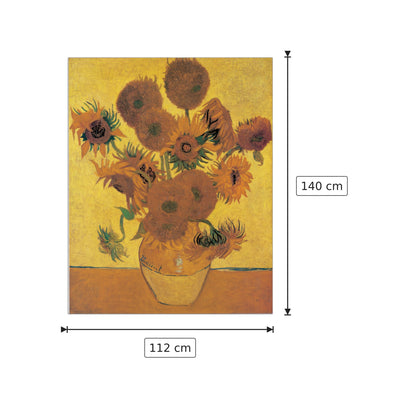 Girasoli - VAN GOGH - cm 112x140 - Pannello in MDF