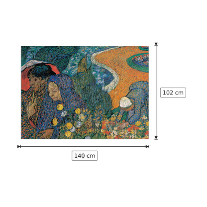Due donne - VAN GOGH - cm 140x102 - Pannello in MDF