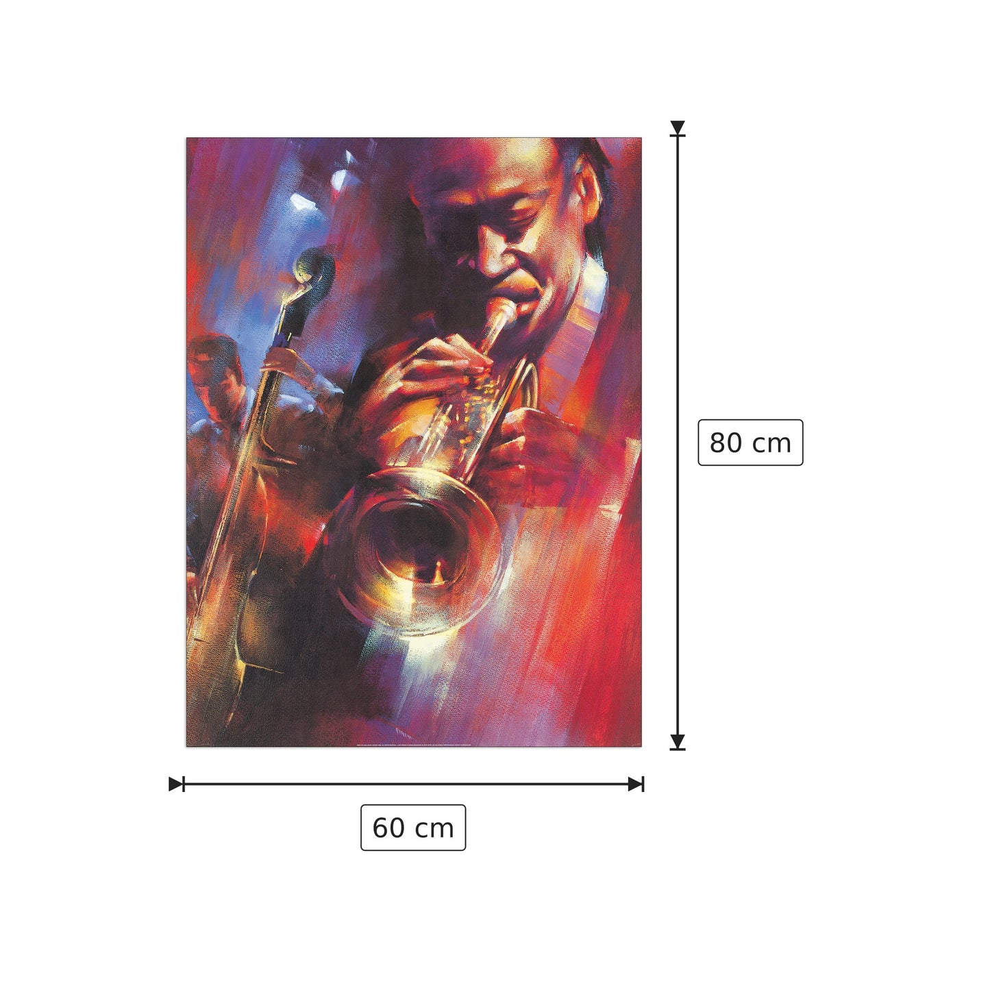 Hot Jazz - VEGA - cm 60x80 - Pannello in MDF