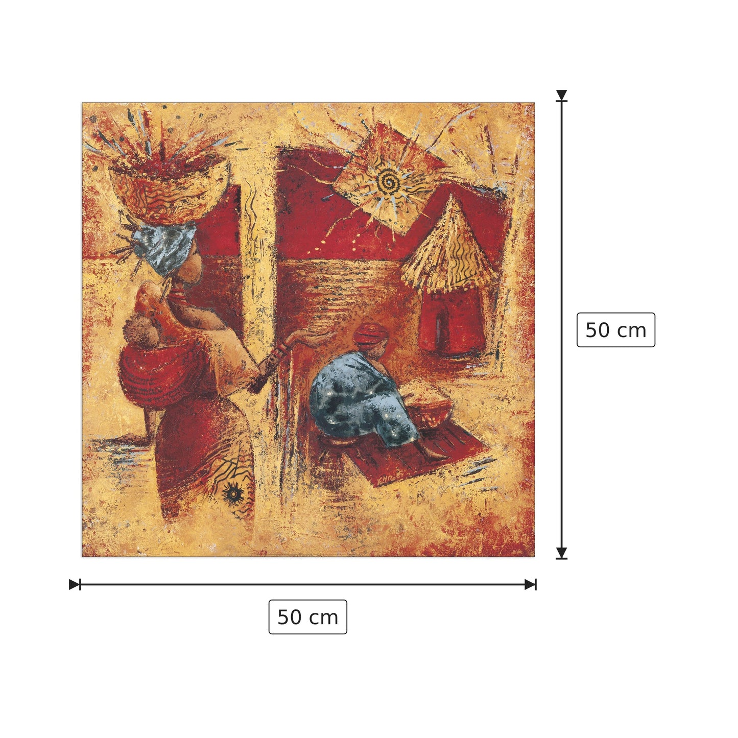 Touche La Lumiere - VITAL - cm 50x50 - Pannello in MDF