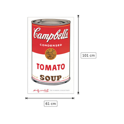 Campbell's Soup - WARHOL - cm 61x101 - Pannello in MDF