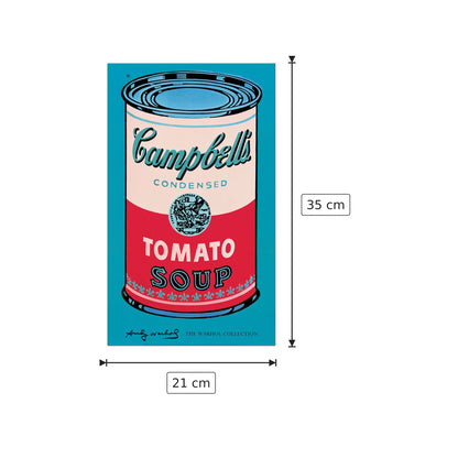 Campbell's Soup Can - WARHOL - cm 21x35 - Pannello in MDF
