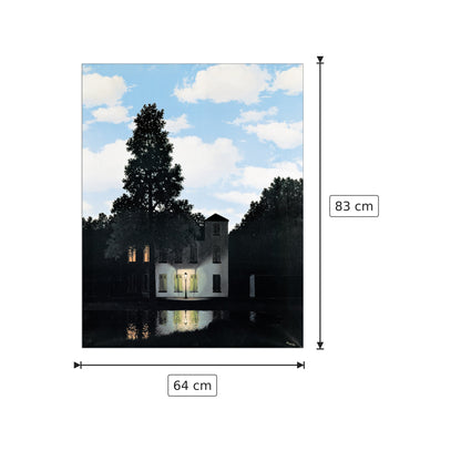 L'imperio della luce - MAGRITTE - cm 64x83 - Pannello in MDF
