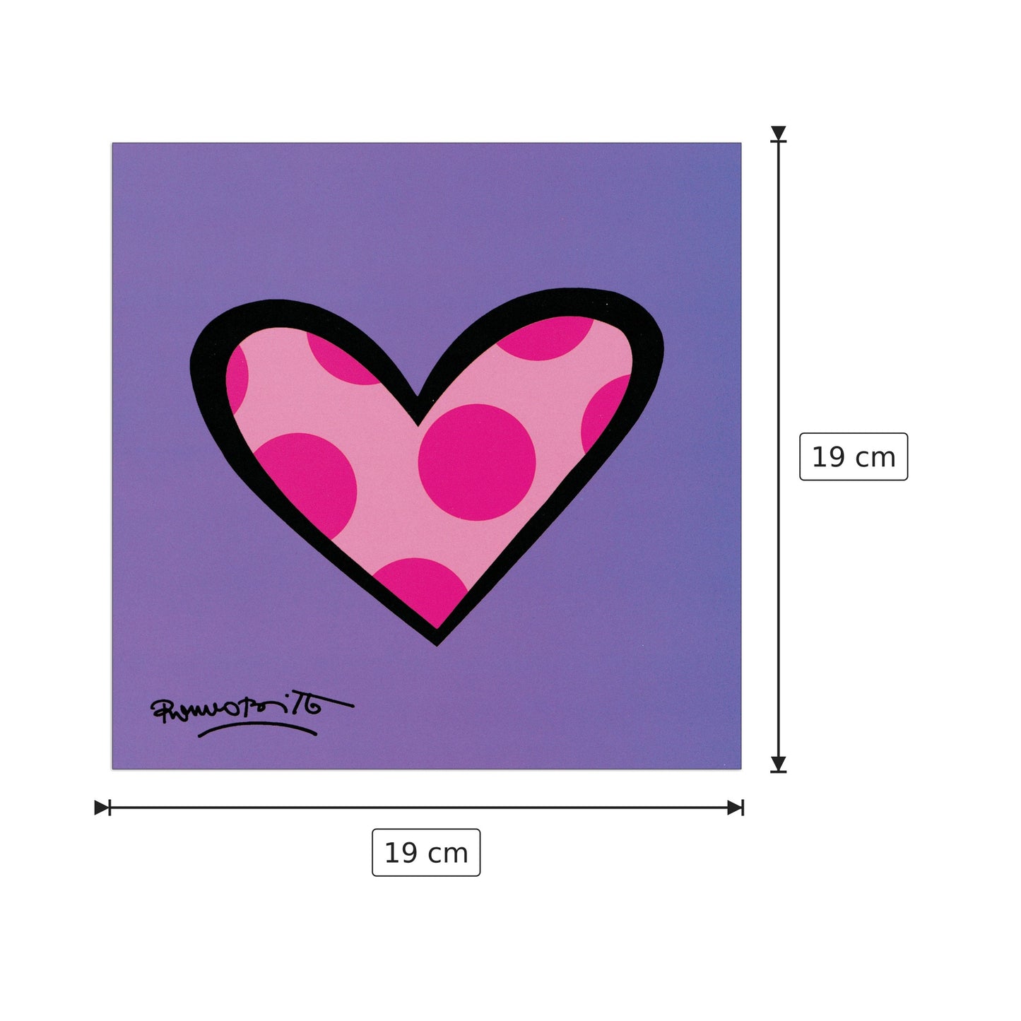 Dotty About You - BRITTO - cm 19x19 - Pannello in MDF