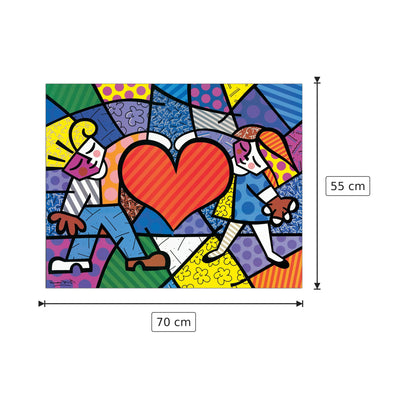 Heart Kids - BRITTO - cm 70x55 - Pannello in MDF