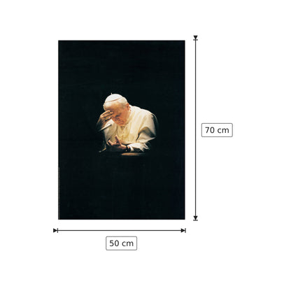 Papa - GIOVANNI PAOLO II - cm 50x70 - Pannello in MDF