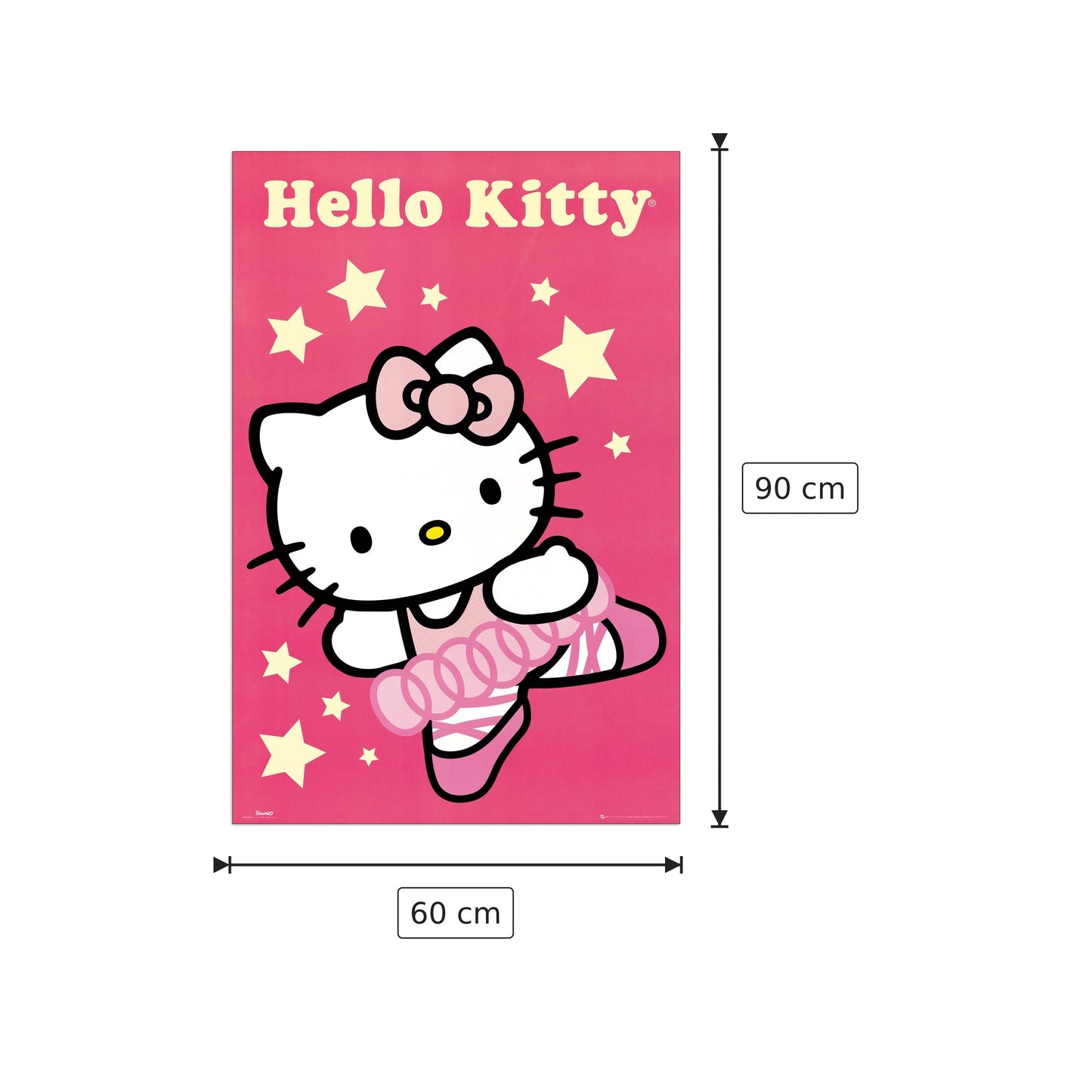 Hello Kitty - NULL - cm 60x90 - Pannello in MDF