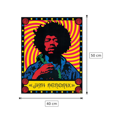 Jimi Hendrix - NULL - cm 40x50 - Pannello in MDF