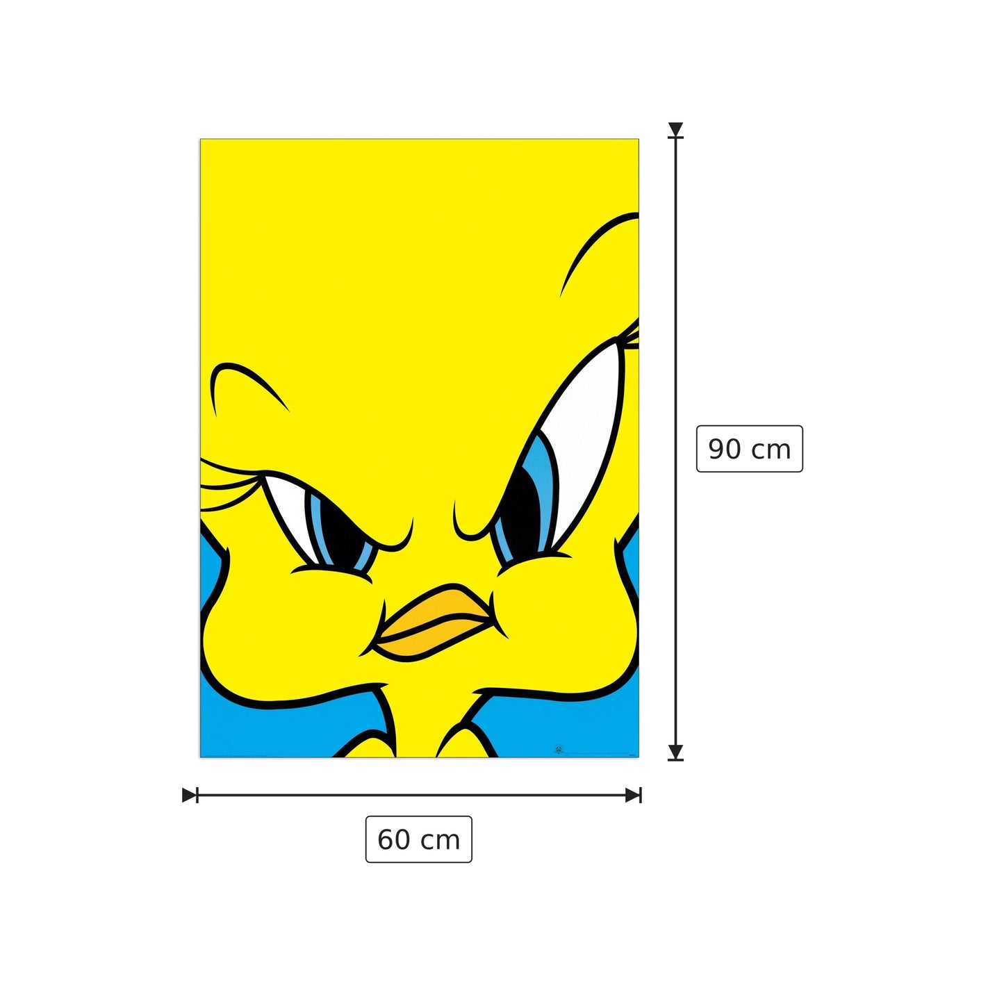 Trilly - LOONEY TUNES - cm 60x90 - Pannello in MDF