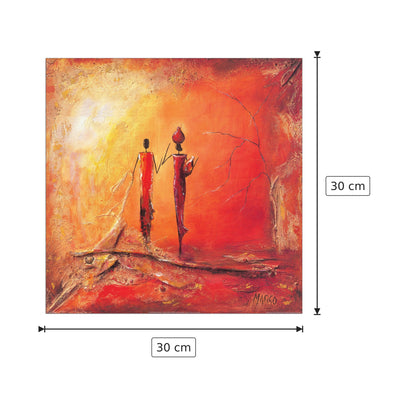 All'alba - MARSO - cm 30x30 - Pannello in MDF