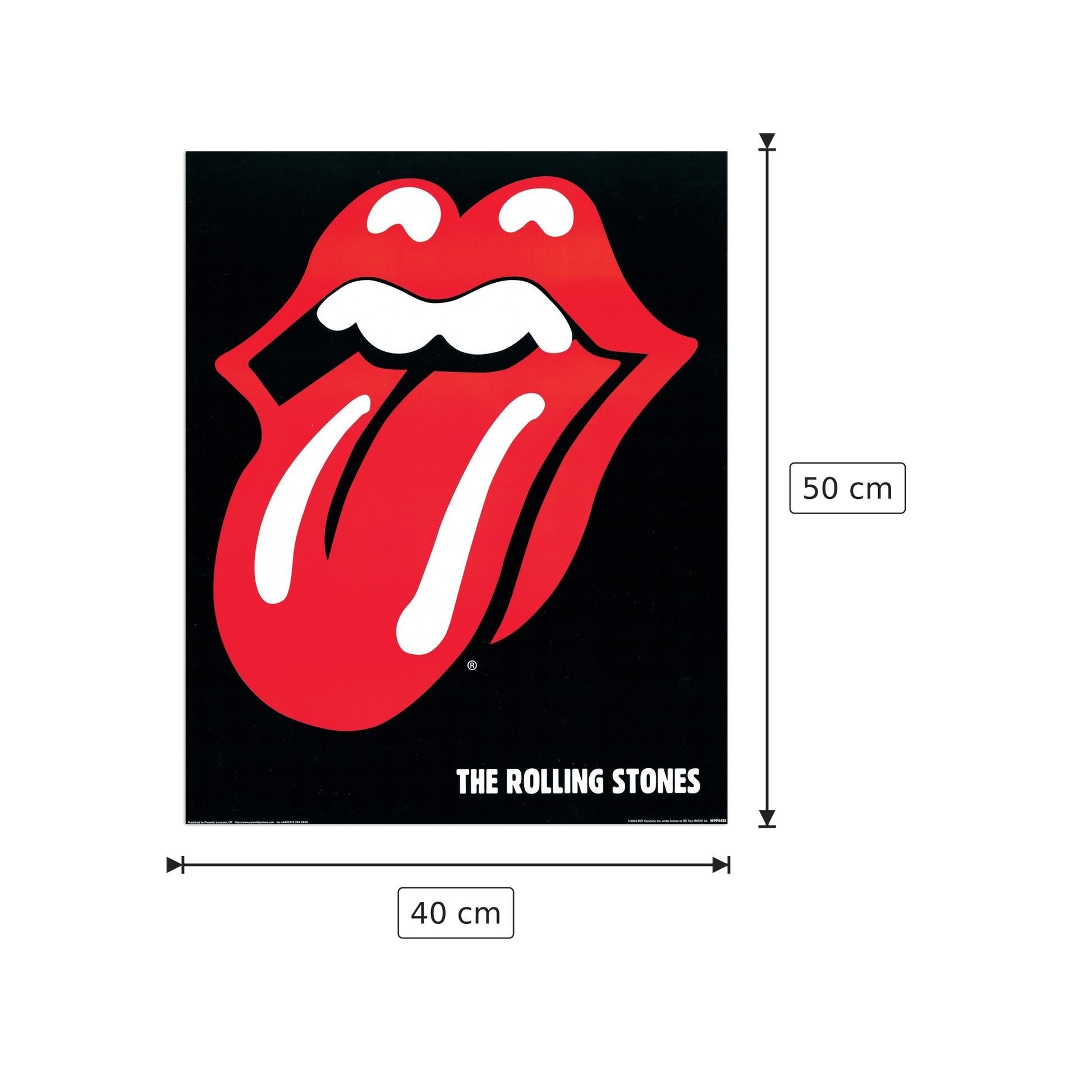 Rolling Stones - NULL - cm 40x50 - Pannello in MDF