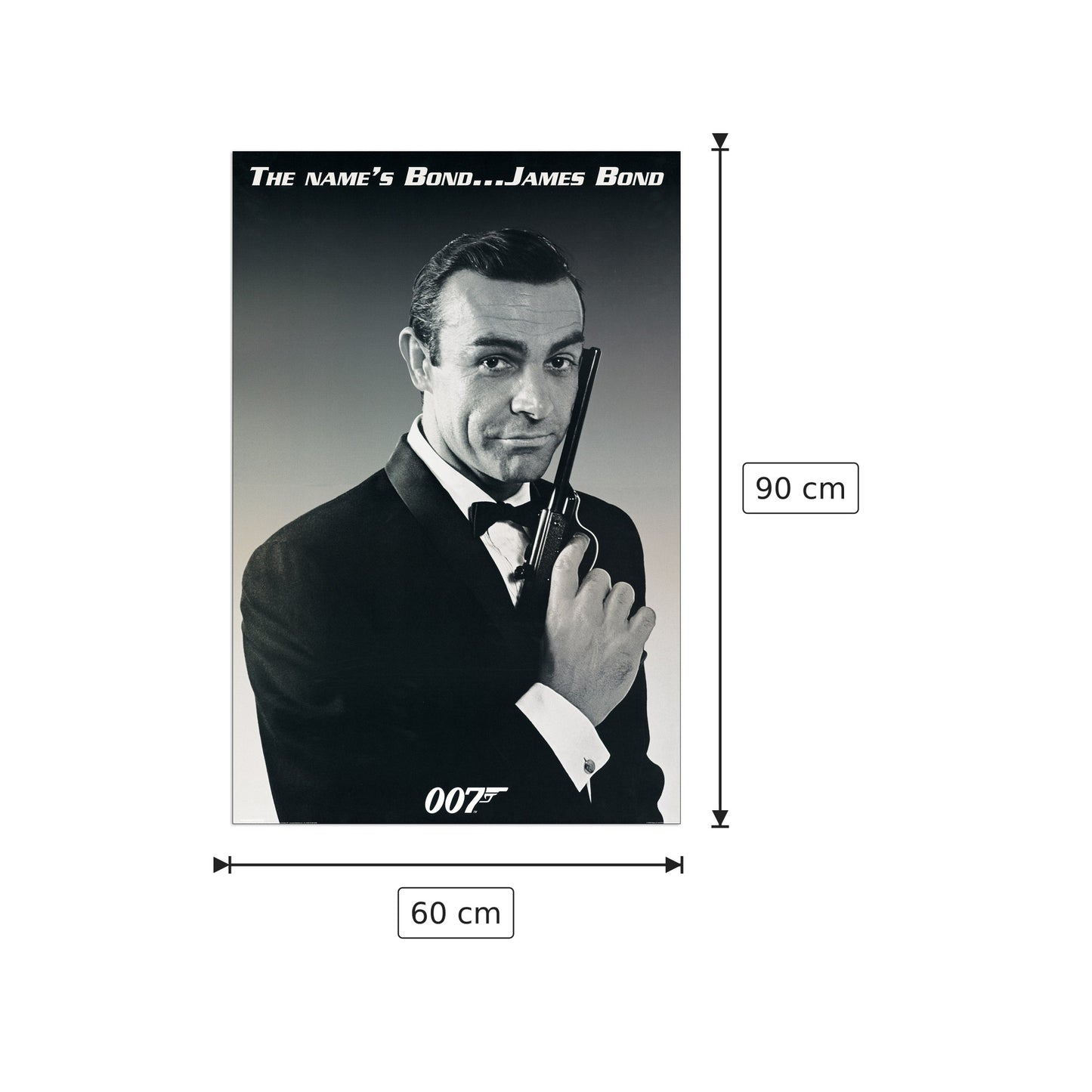 James Bond - NULL - cm 60x90 - Pannello in MDF