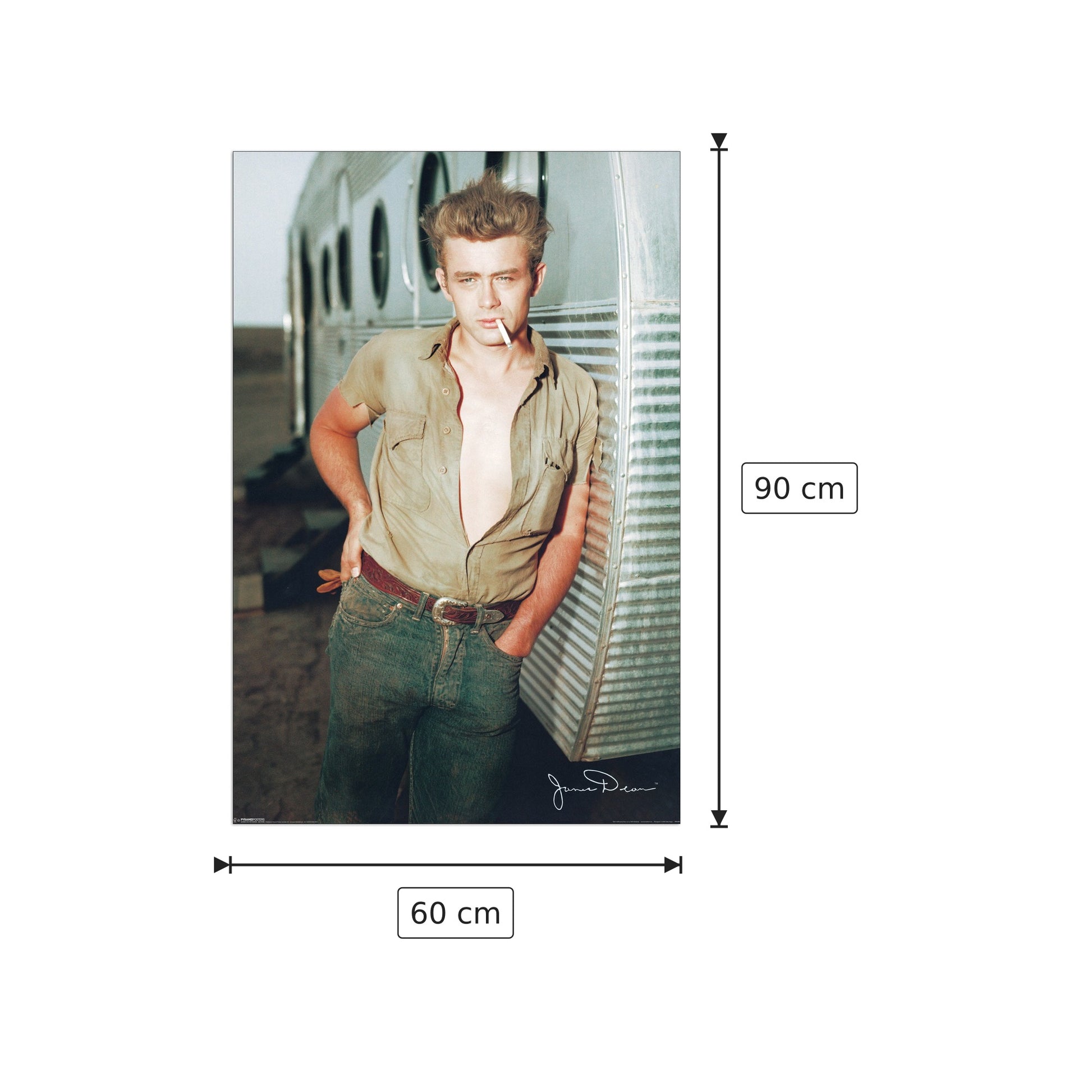 James Dean - NULL - cm 60x90 - Pannello in MDF