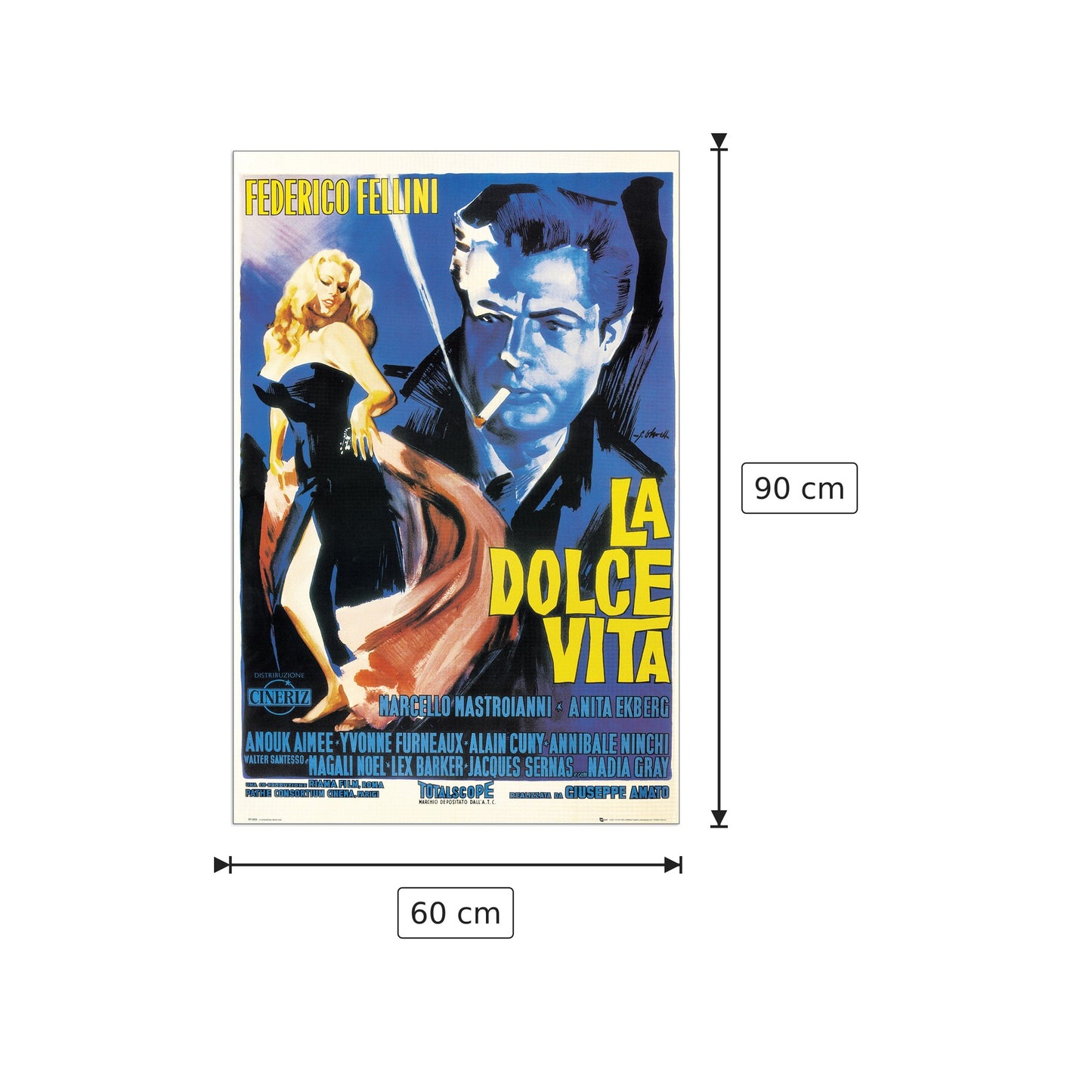 La dolce vita - NULL - cm 60x90 - Pannello in MDF