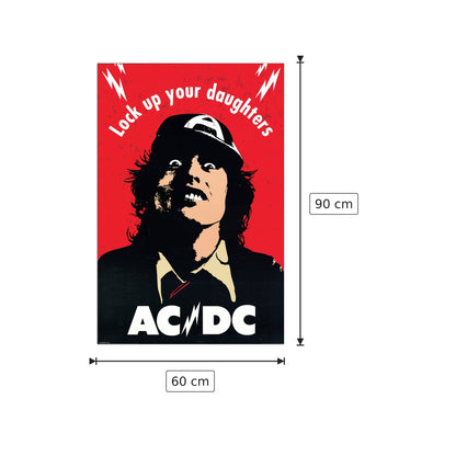 Lock Up Your Daughters - AC/DC - cm 60x90 - Pannello in MDF