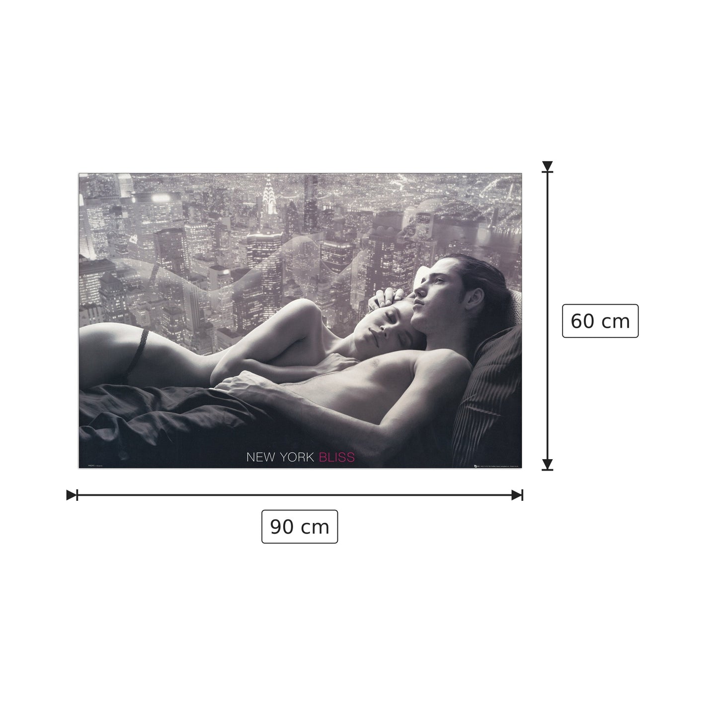 New York Bliss - NULL - cm 90x60 - Pannello in MDF