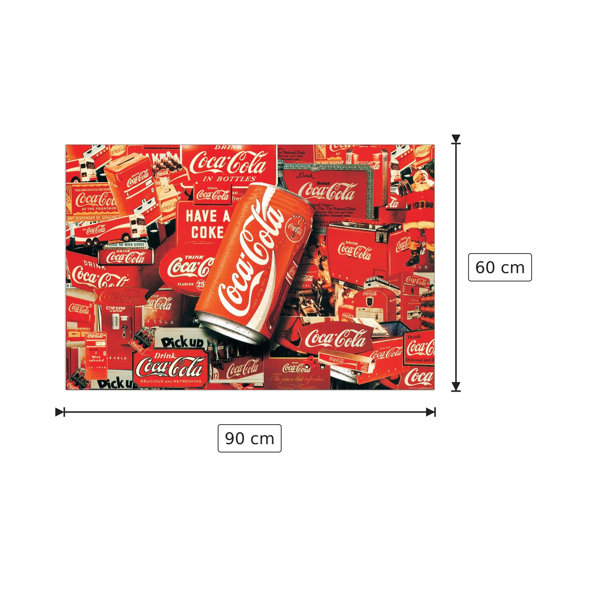 Coca-Cola - NULL - cm 90x60 - Pannello in MDF