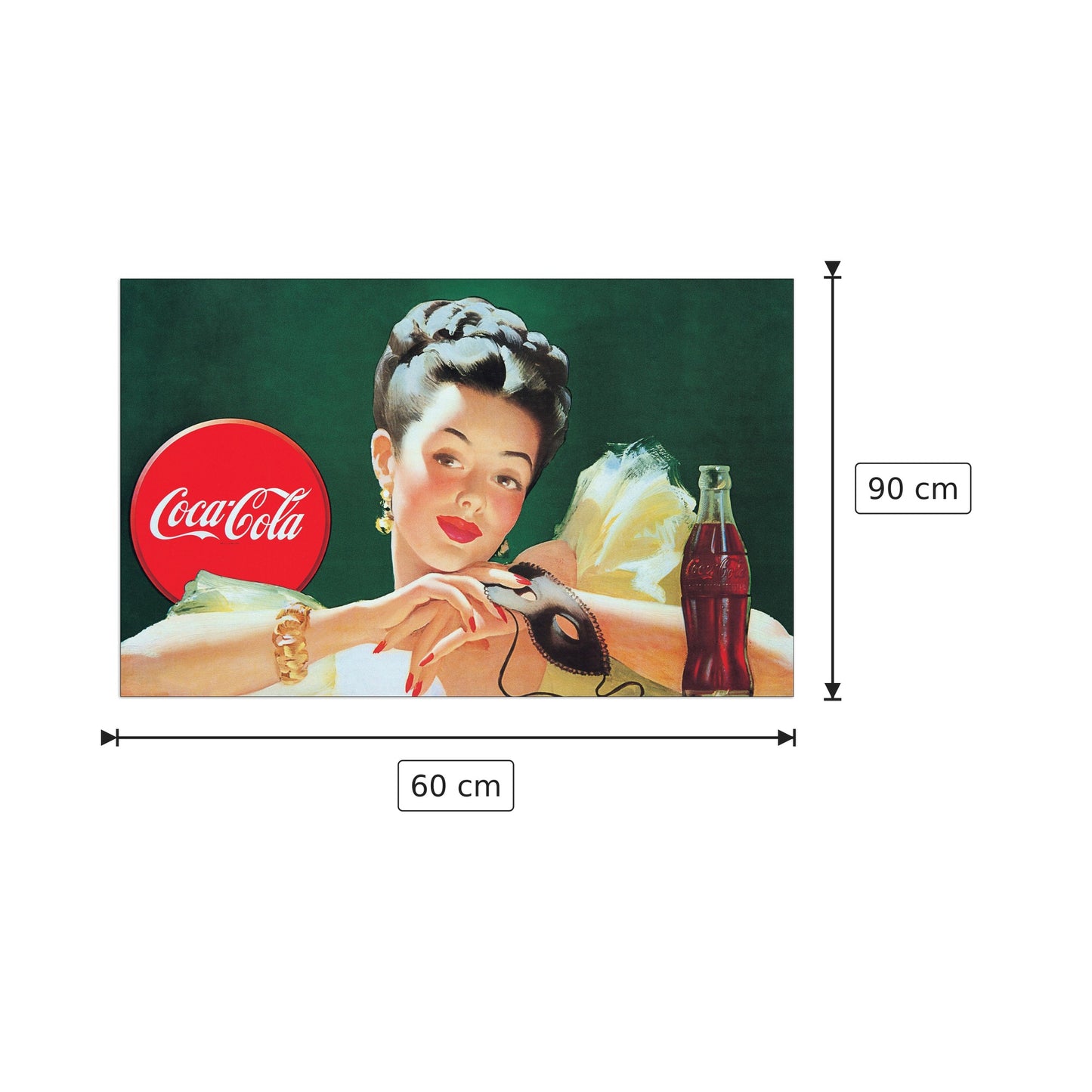 Coca-Cola - NULL - cm 60x90 - Pannello in MDF
