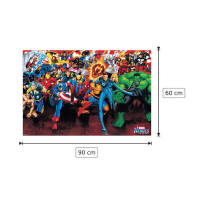 Marvel Superheroes - MARVEL - cm 90x60 - Pannello in MDF