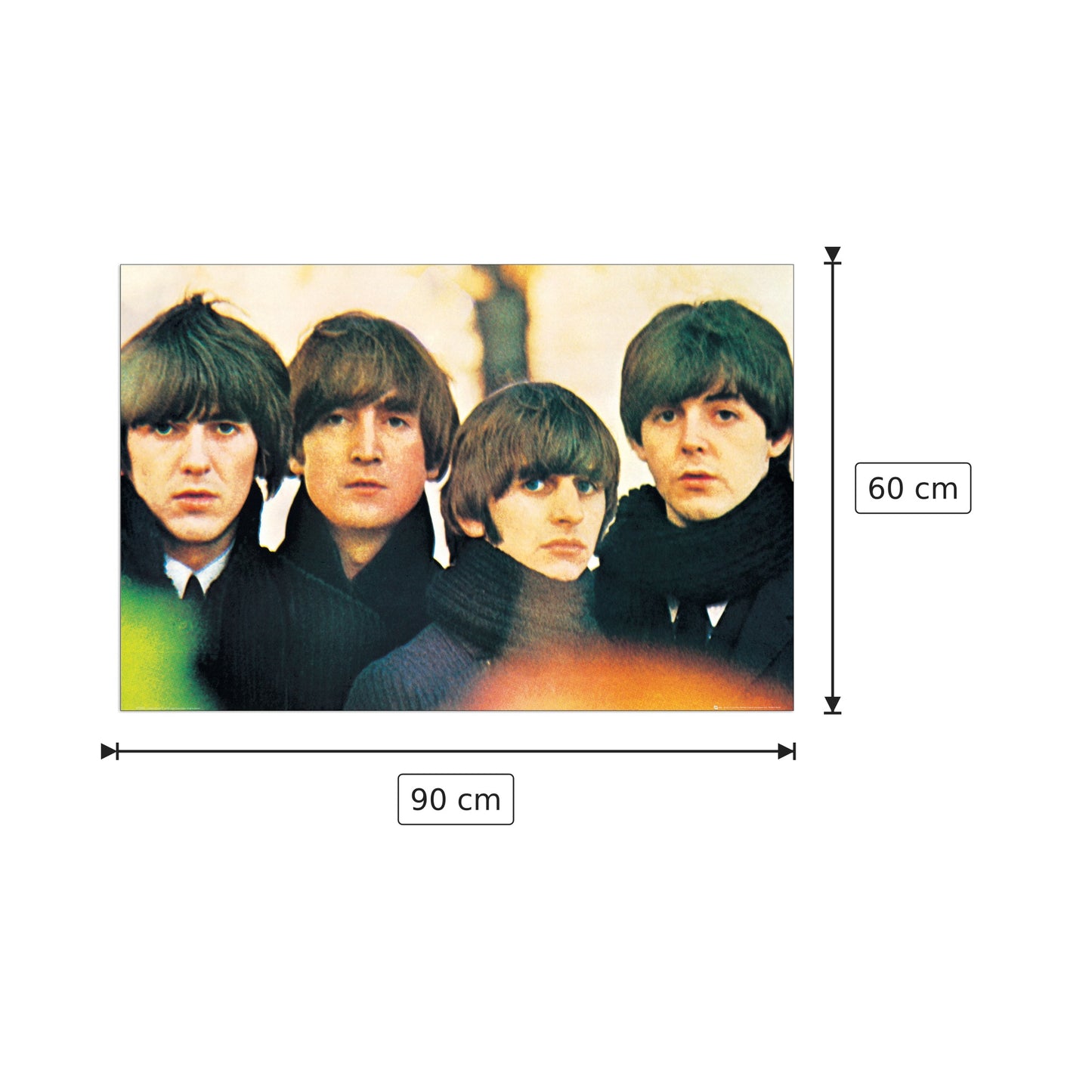 The Beatles - NULL - cm 90x60 - Pannello in MDF