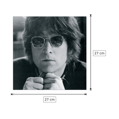 John Lennon - ANONYMOUS - cm 27x27 - Pannello in MDF