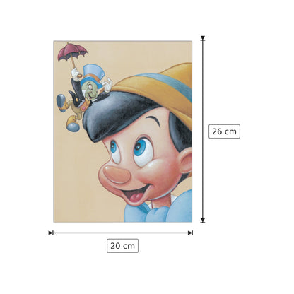 Pinocchio - DISNEY - cm 20x26 - Pannello in MDF