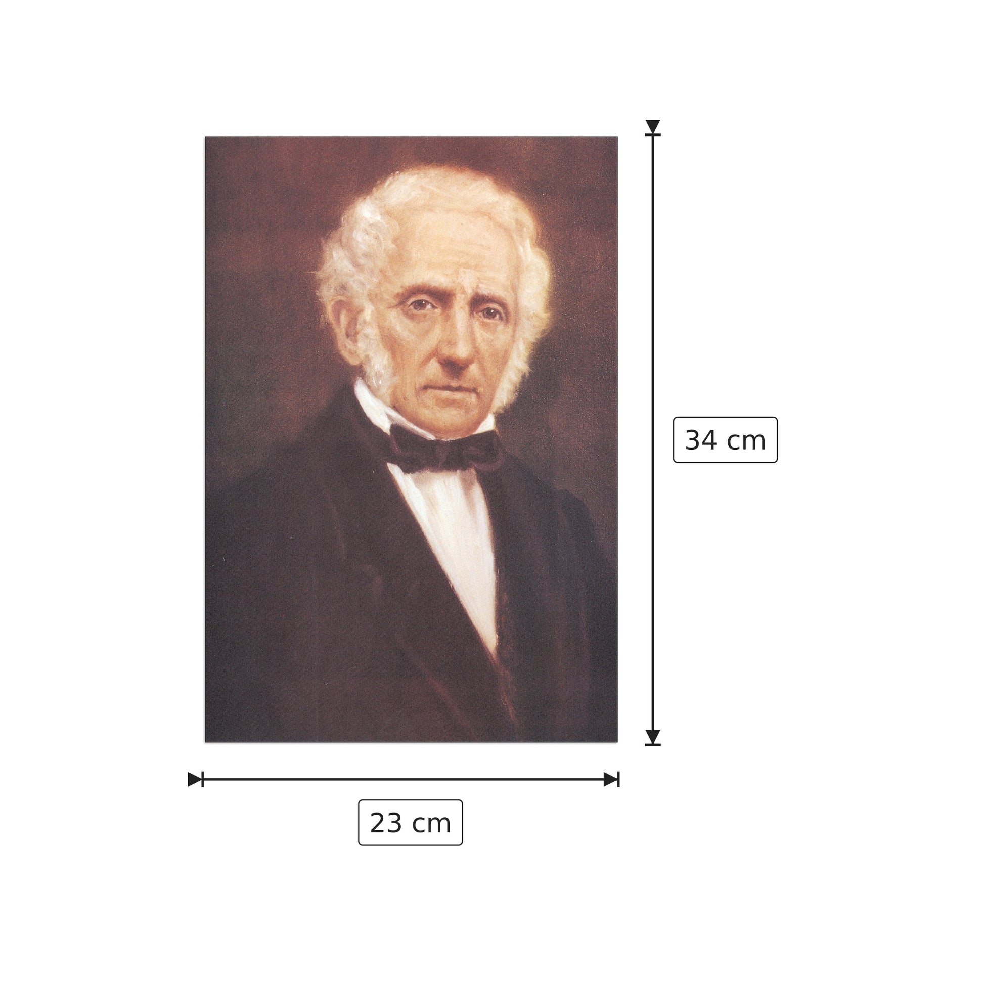 Alessandro Manzoni - NULL - cm 23x34 - Pannello in MDF