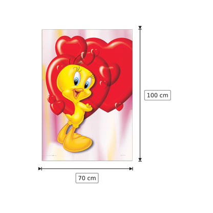 Titti - WARNER BROS - cm 70x100 - Pannello in MDF