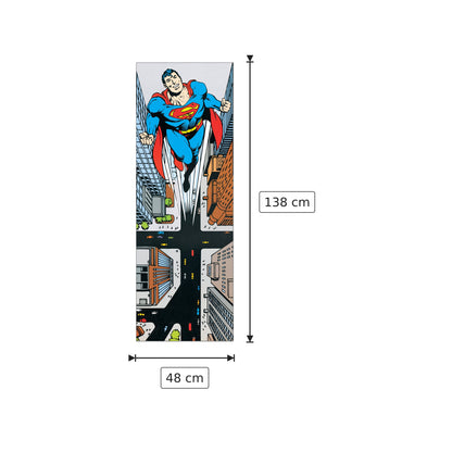 Superman - DC COMICS - cm 48x138 - Pannello in MDF