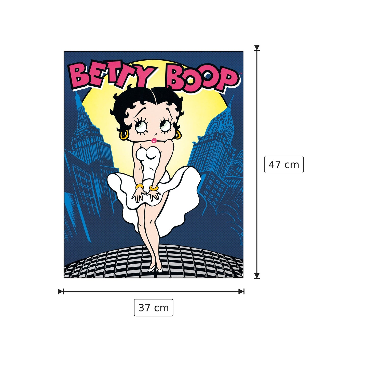 Betty Boop - NULL - cm 37x47 - Pannello in MDF