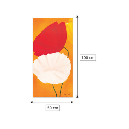 Più fiori Parte 1 - KAMINSKI - cm 50x100 - Pannello in MDF