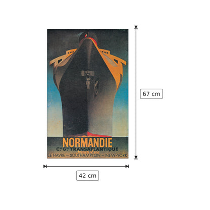 Transatlantique - NULL - cm 42x67 - Pannello in MDF