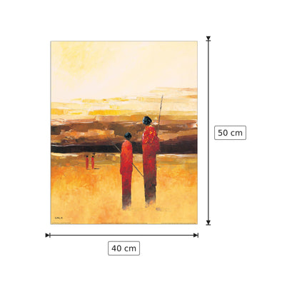La Grande Plaine (Kenya) - GACK - cm 40x50 - Pannello in MDF