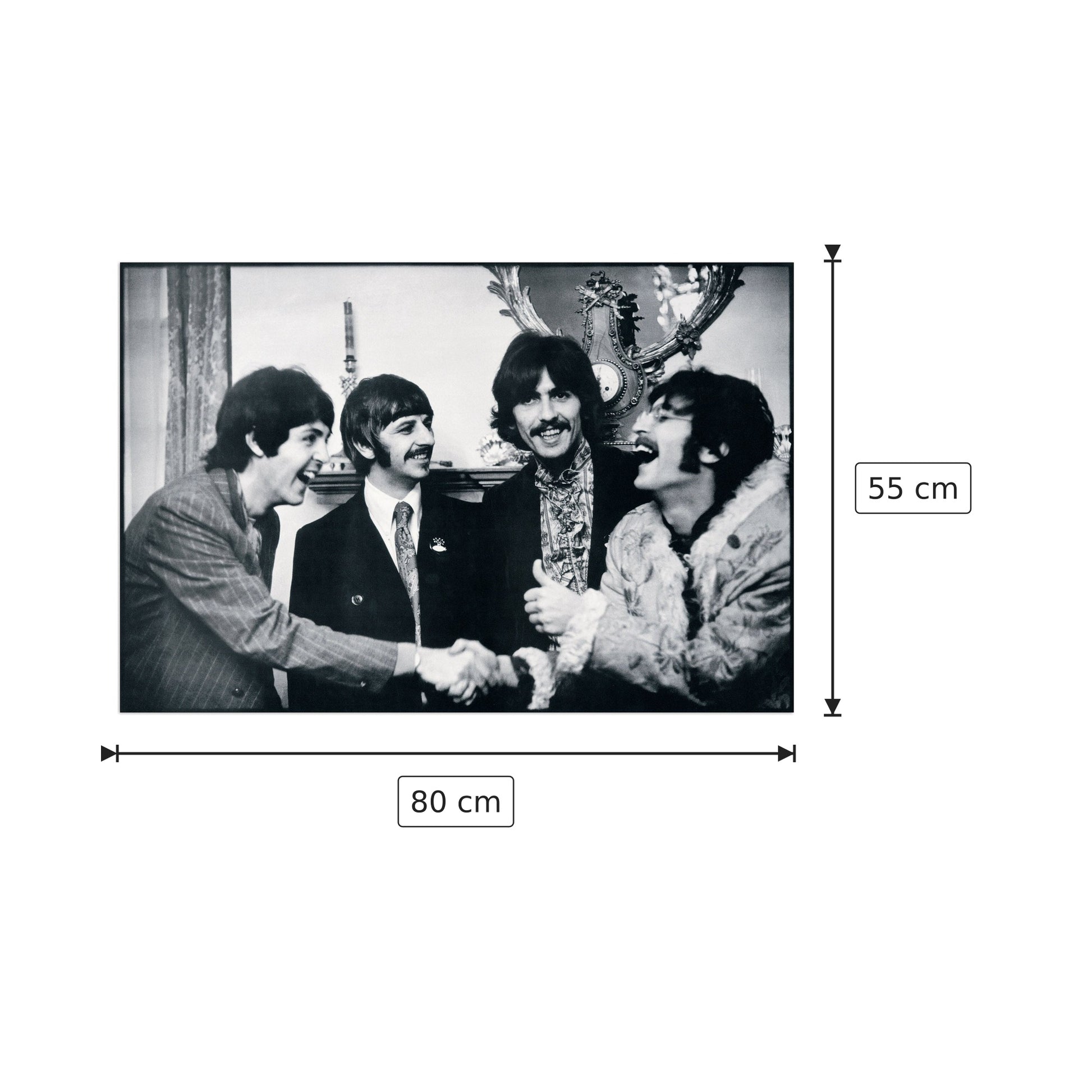 The Beatles - LINDA MC CARTNEY - cm 80x55 - Pannello in MDF