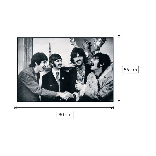 The Beatles - LINDA MC CARTNEY - cm 80x55 - Pannello in MDF