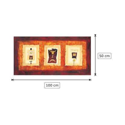 Trittico I - MAIOCCO - cm 100x50 - Pannello in MDF